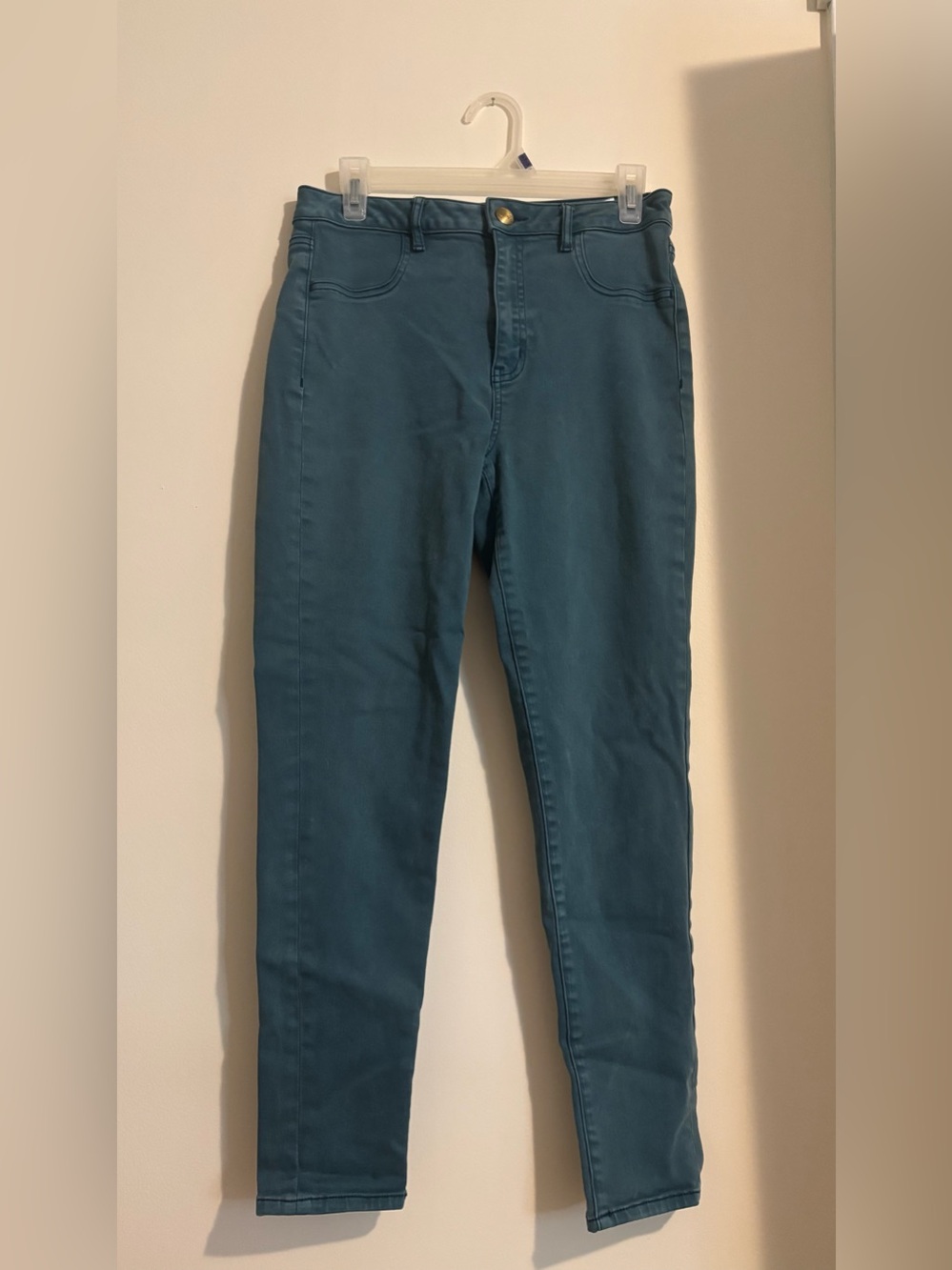 American Eagle Women’s Teal Sky High Jeggings